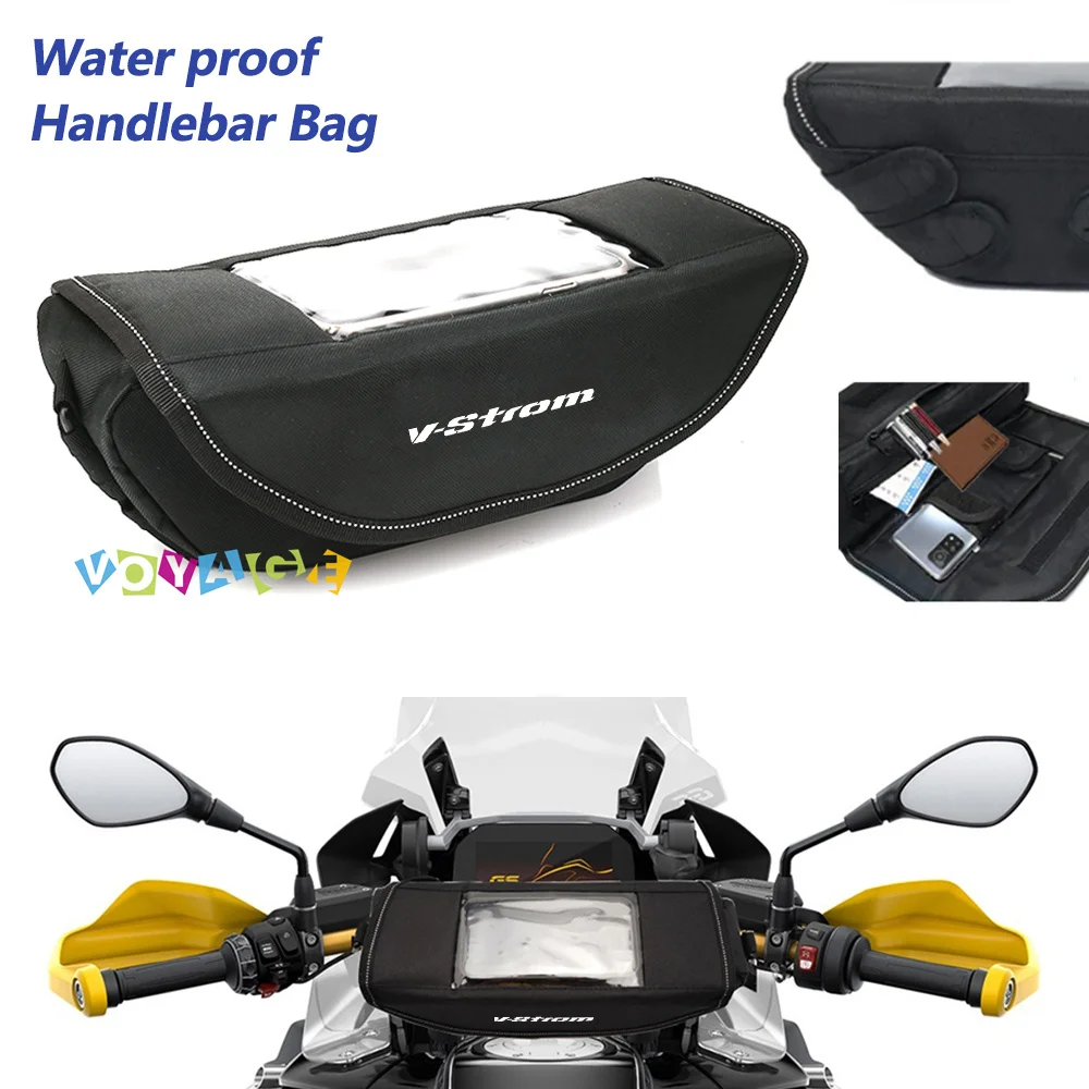 For Suzuki V-STROM DL1050Y DL1050DE 1050 Motorcycle Accessories Waterproof And Dustproof Handlebar Storage Bag Travel Tool Bag