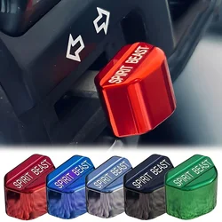 Aluminum Alloy Motorcycle Turn Signal Switch Keycap High Low Beam Start Buttons Key Cap Moto Modeling Decoration Accessories