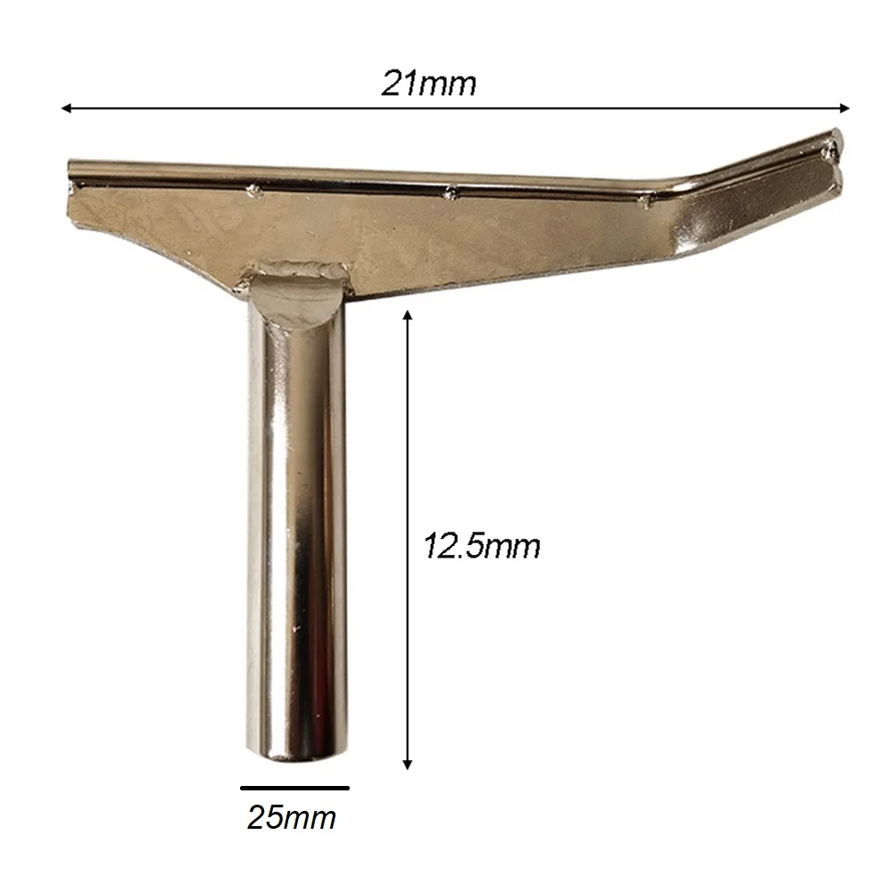 Imagem -02 - Wood Lathe Tool Rest Curved Woodturneing Tools Special-shaped 25 mm Grande Straight Bend Porta-ferramentas Carpintaria 1pc