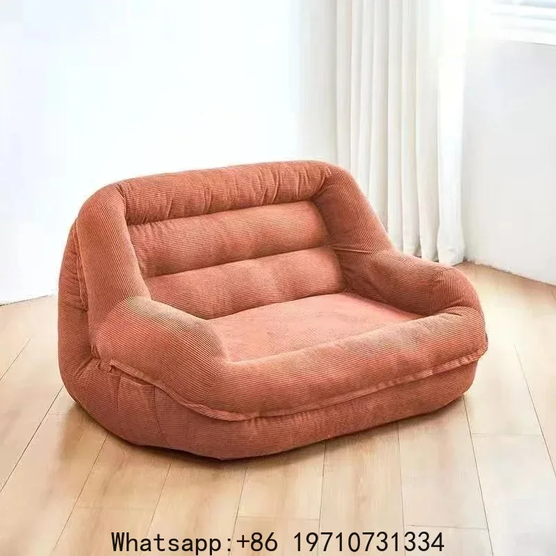 

Portable Lazy Sofa Living Room Cheap Single Sofas Adult Tatami Chaise Lounge Relaxing 1-person Sofa Modern Tiny Home Furniture