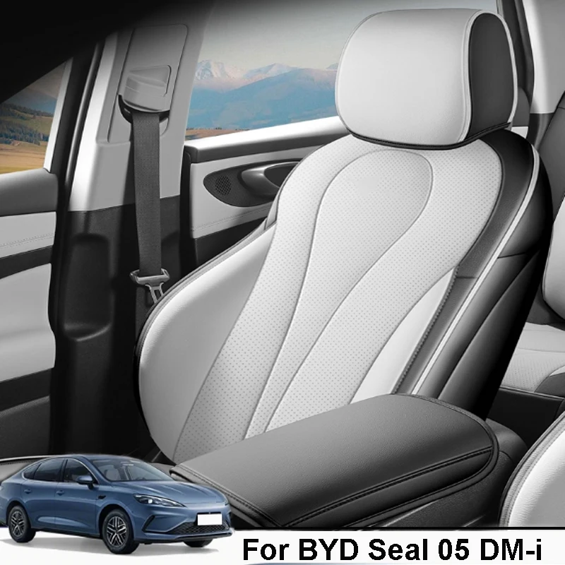 

For BYD Seal 05 DM-i 2025-2026 Car Seat Cover Fully Enclosed Seat Cover Cushion All Seasons Breathable Wear-resistant Accessory