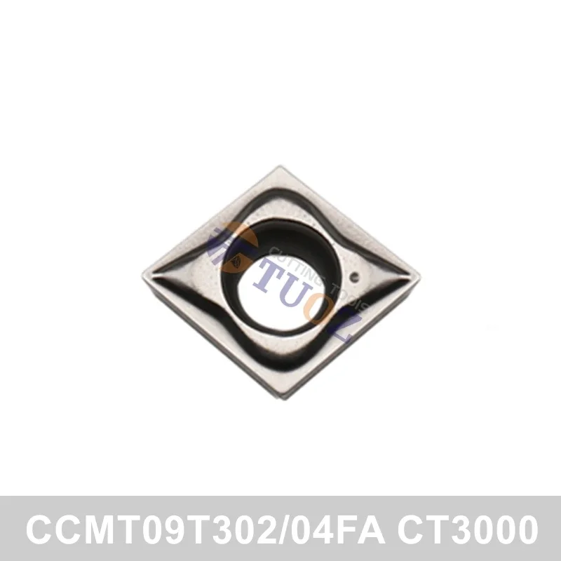 100% Original CCMT09T302FA CCMT09T304FA CT3000 Metal Ceramics Insert CCMT 09T302 09T304 -FA CC09 CNC Lathe Cutter Turning Tools