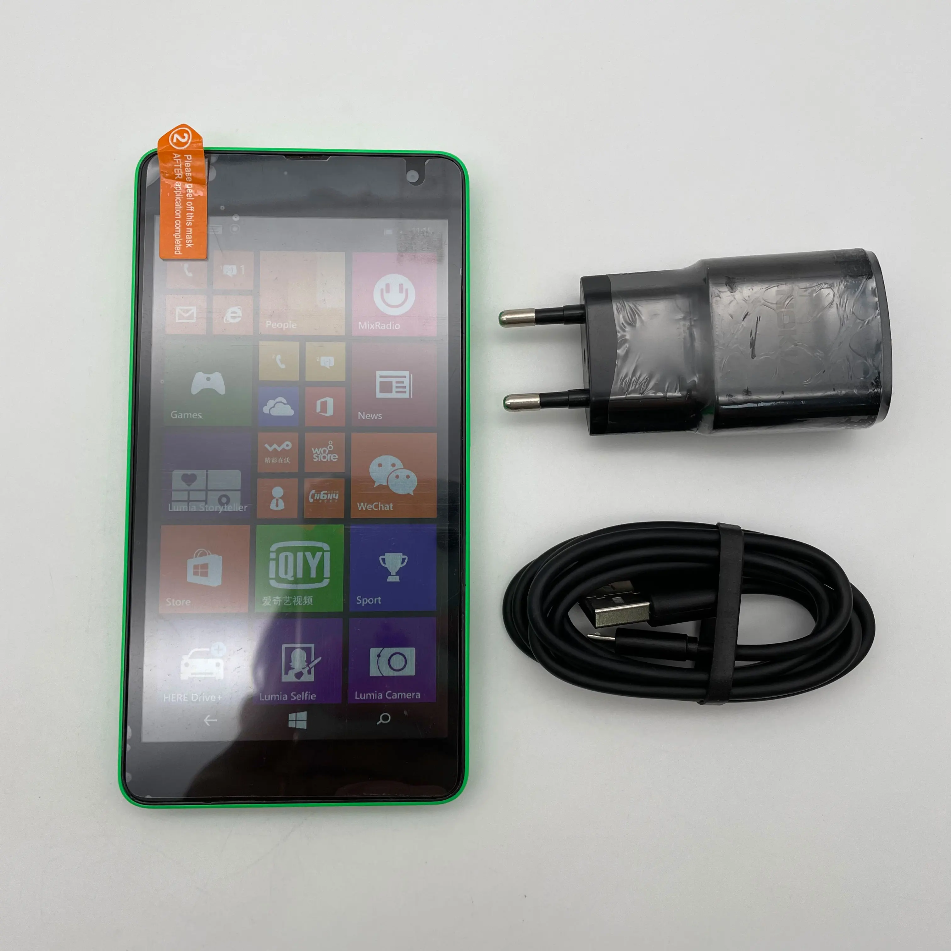 هاتف محمول أصلي غير مقفول Lumia 535 بشريحتين GSM 900/1800 مزود بتقنية البلوتوث لغات عربية روسية عبرية مصنوعة في فنلندا