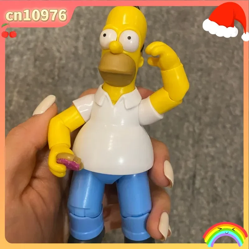 Figura de acción de Los Simpson en stock, muñeco coleccionable de dibujos animados, modelo de adorno de escritorio, personaje de anime, regalo periférico.