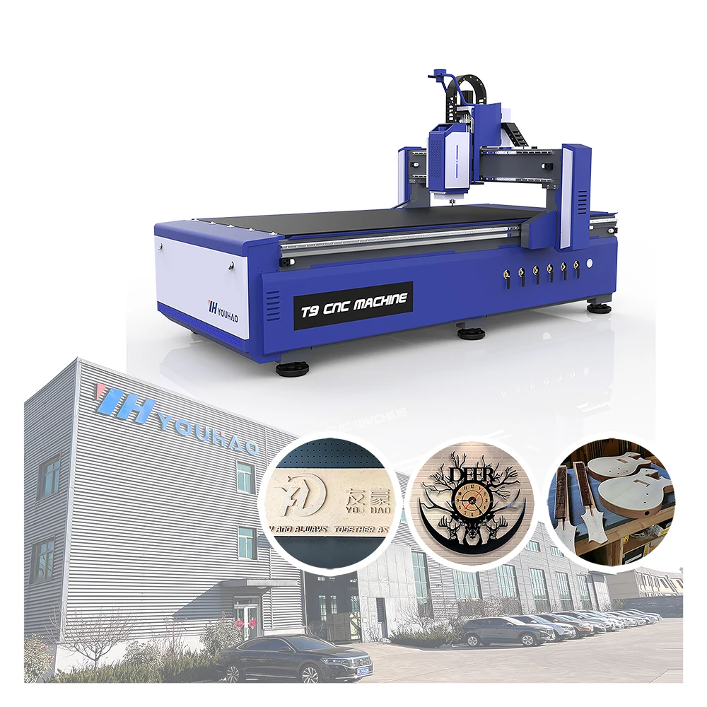 YOUHAOCNC 1325 1530 2030 CNC Router Machine 3Axis Wood Routers CNC Graving Machine For Aluminum And Mdf