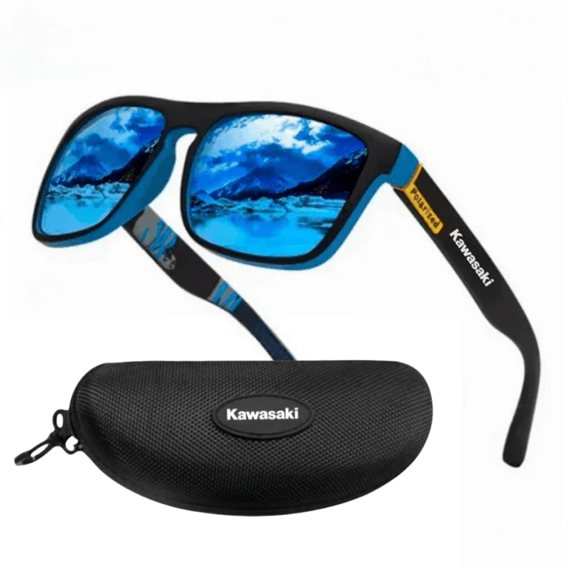 Kawasaki New Fashion Guy's Sun Glasses Polarized Sunglasses Men Classic Design Mirror Square Ladies Sun Glasses Women