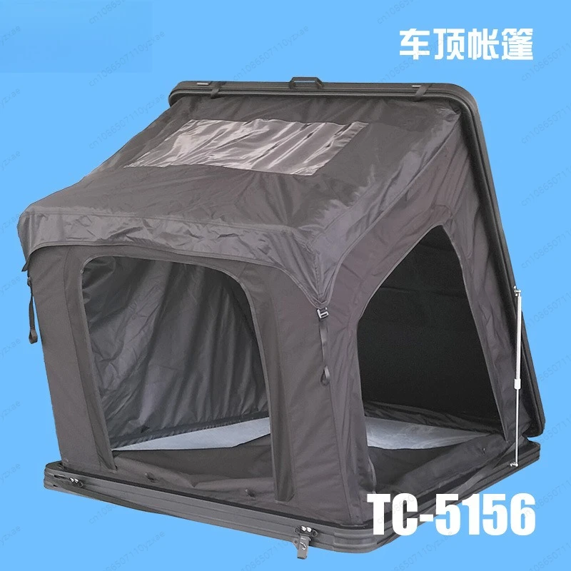Roof tent, automatic speed drive, no construction, camping equipment SUV car aluminum alloy hard top