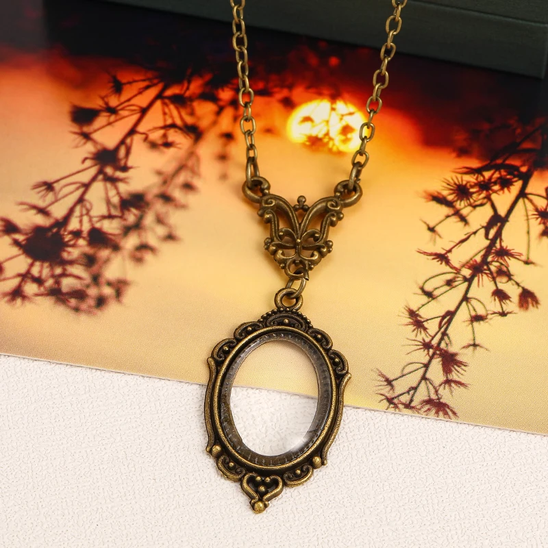 Vintage Victorian Single Piece Pendant Necklace Punk Fashion Lock Chain Men and Women Party Festival Fine Jewelry