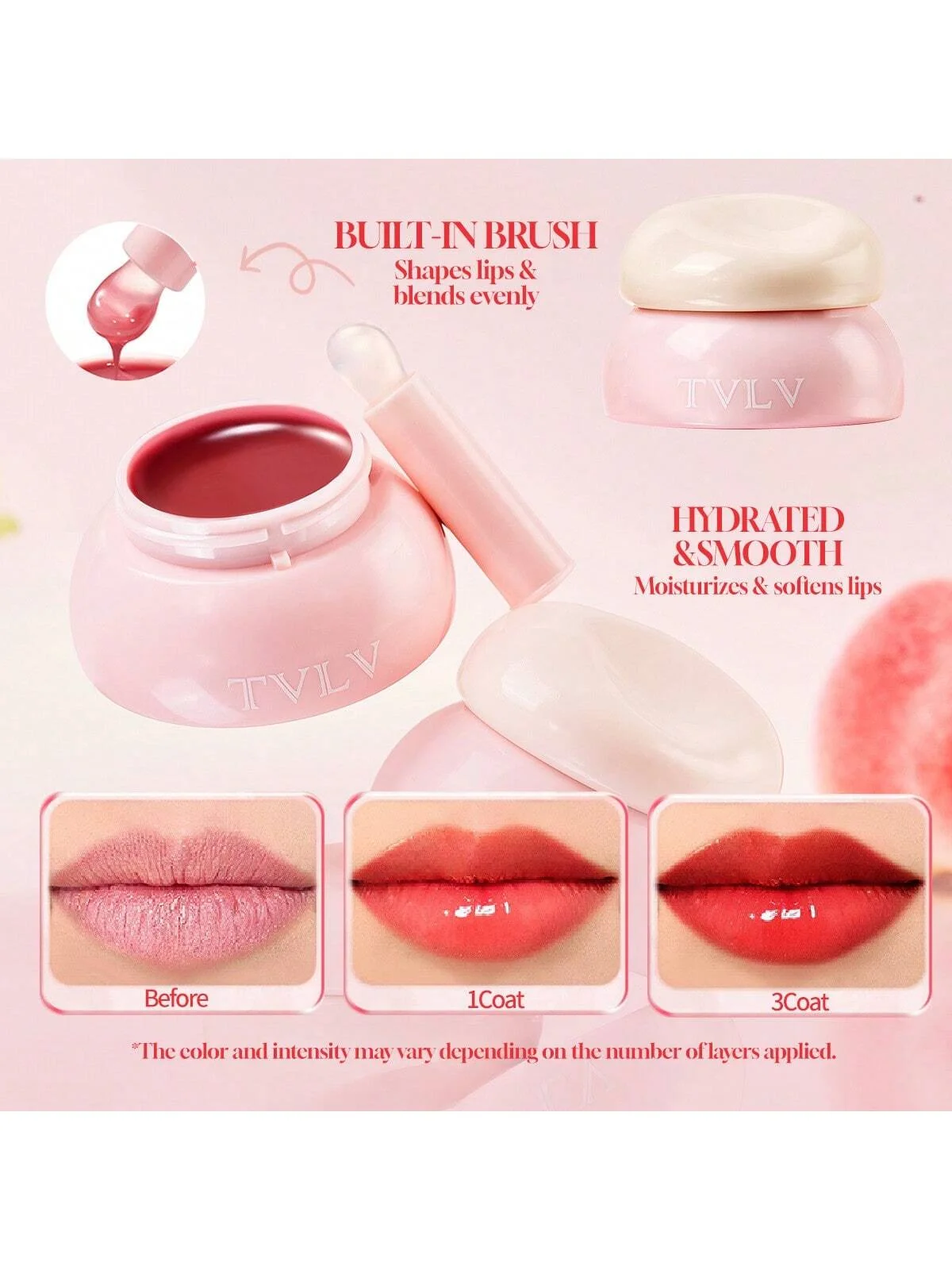 TVLV Mirror Lipstick Non fading Solid Lip Gloss Waterproof, Moisturizing, Moisturizing, Shining, Water Radiant Lip Glaze