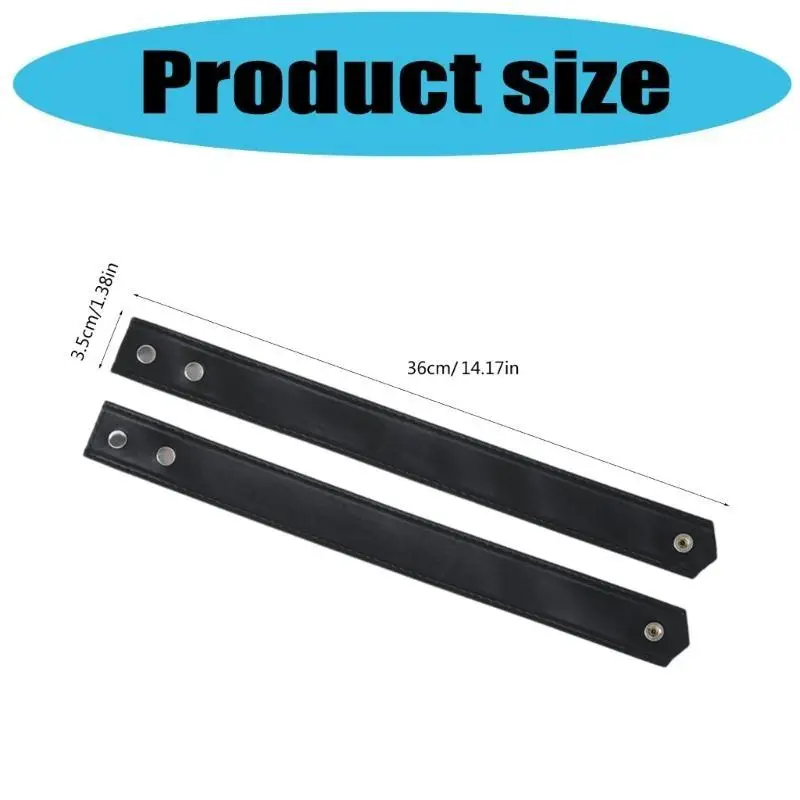 652F 2 الكثير مرونة عالية سوار خمر سوار رسغ من الجلد واسعة سحر أساور زي الملحقات #6