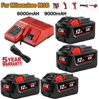 For Milwaukee M18 18V Replacement For Milwaukee M18B5 XC 8000mAH/12000mAH Li-ion battery 48-11-1815 48-11-1850 2604-22 2604-20