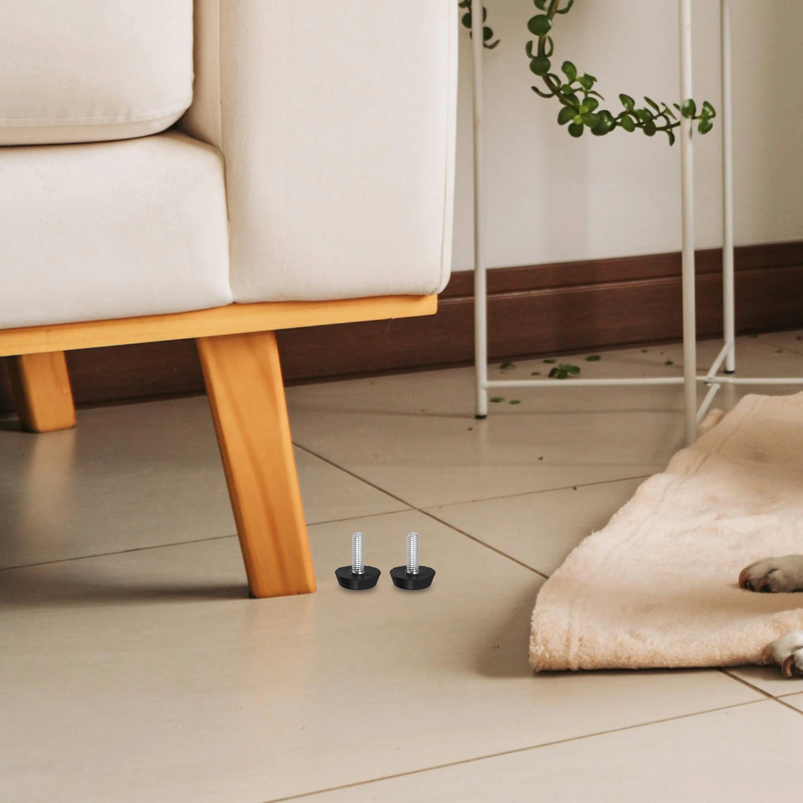 

20 шт. регулируемые мебельные ножки, нескользящие прочные скользящие выравниватели для стульев, диванов, столов, офисных стульев, противоскользящая бесшумная мебель