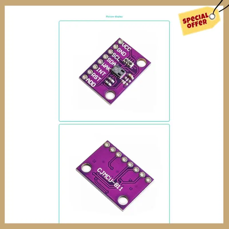 Стабильная производительность-газовый датчик Модуль датчика обнаружения углекислого газа CJMCU-811 Модуль CO2 ECO2 TVOC Обнаружение качества воздуха I2C Ou