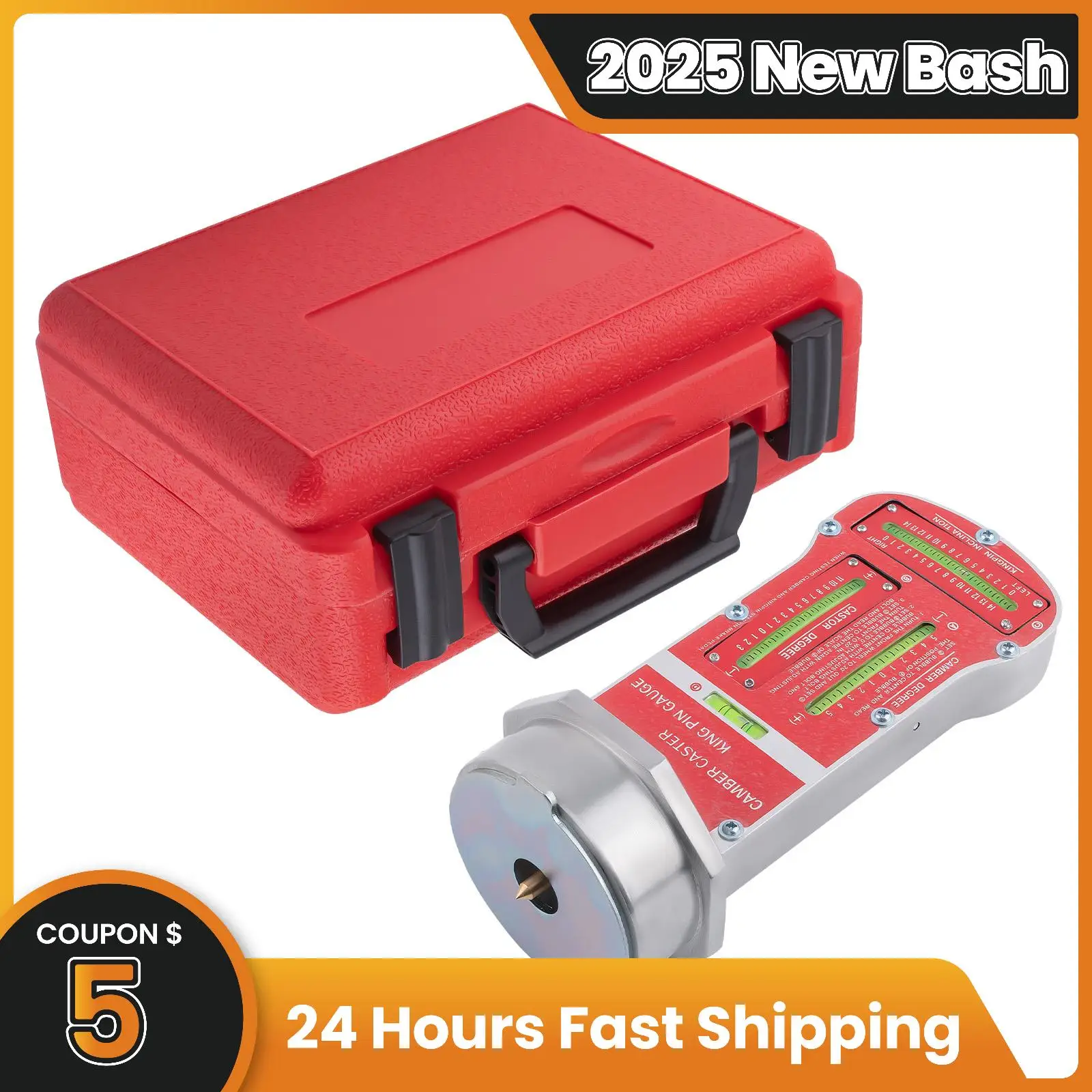 

Magnetic Camber Castor KingPin Gauge Wheel Alignment Tool for Automobile Truck