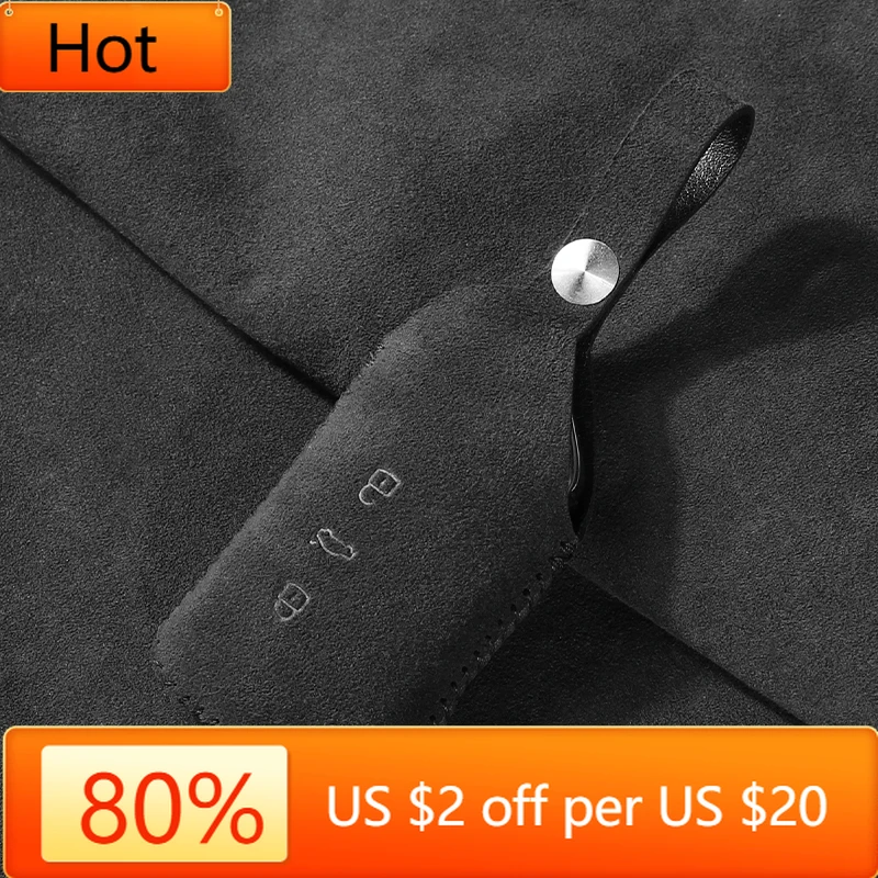 

Внутренние молдинги для Volkswagen Golf 8 MK8 ID.3 ID.4 ID.6 2020 2021 Formentor Tarraco из алькантары, чехол для автомобильного ключа, чехол для ключа