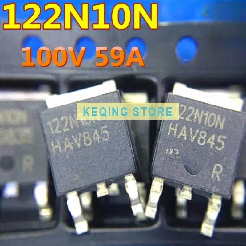 10PCS Used+Not NEW+Send after Measure Original word original code IPD122N10N3 122N10N TO-252 MOSFET N-channel 100V