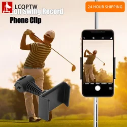 ABS Golf Swing Record Phone Holder supporto per Clip per telefono cellulare supporto per staffa per allineamento Stick accessori da Golf