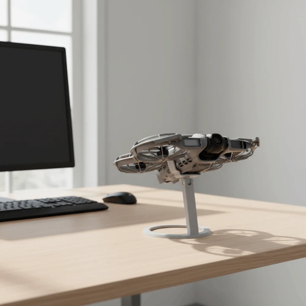 Nuovo espositore da tavolo in plastica stabile e durevole staffa per treppiede da scrivania supporto per espositore regolabile per accessori DJI NEO 2