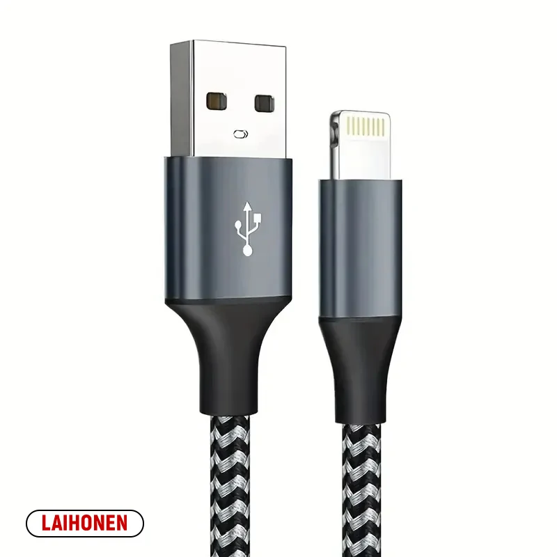 1M 2M 3M USB A naar Lightning MFi-gecertificeerde kabel voor iPhone 14 13 12 11 X XR Pro Max Snellaadkabel Oplader Datakabel