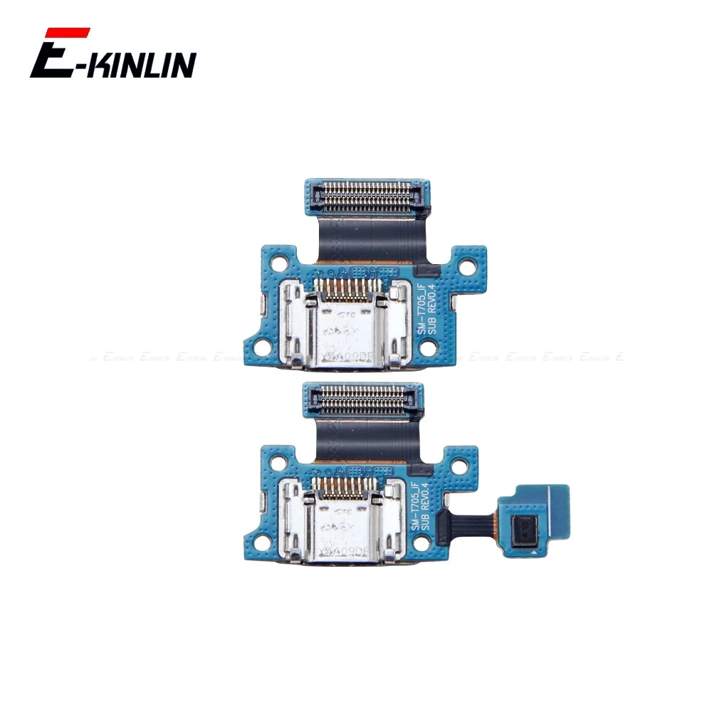 USB Charging Charger Dock Port Board With Microphone Mic Flex Cable For Samsung Galaxy Tab S T700 T705 T710 T715 T800