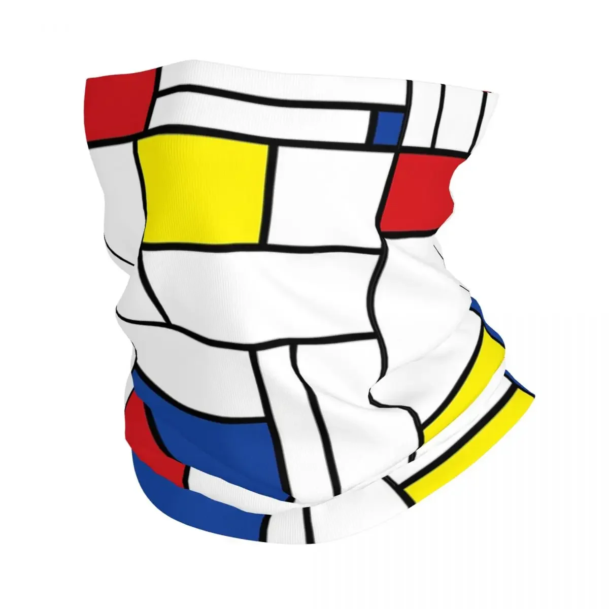 Mondrian Minimalist De Stijl Modern Art II Fatfatin Bandana Neck Gaiter Printed Mask Scarf Multifunction FaceMask Riding For Men