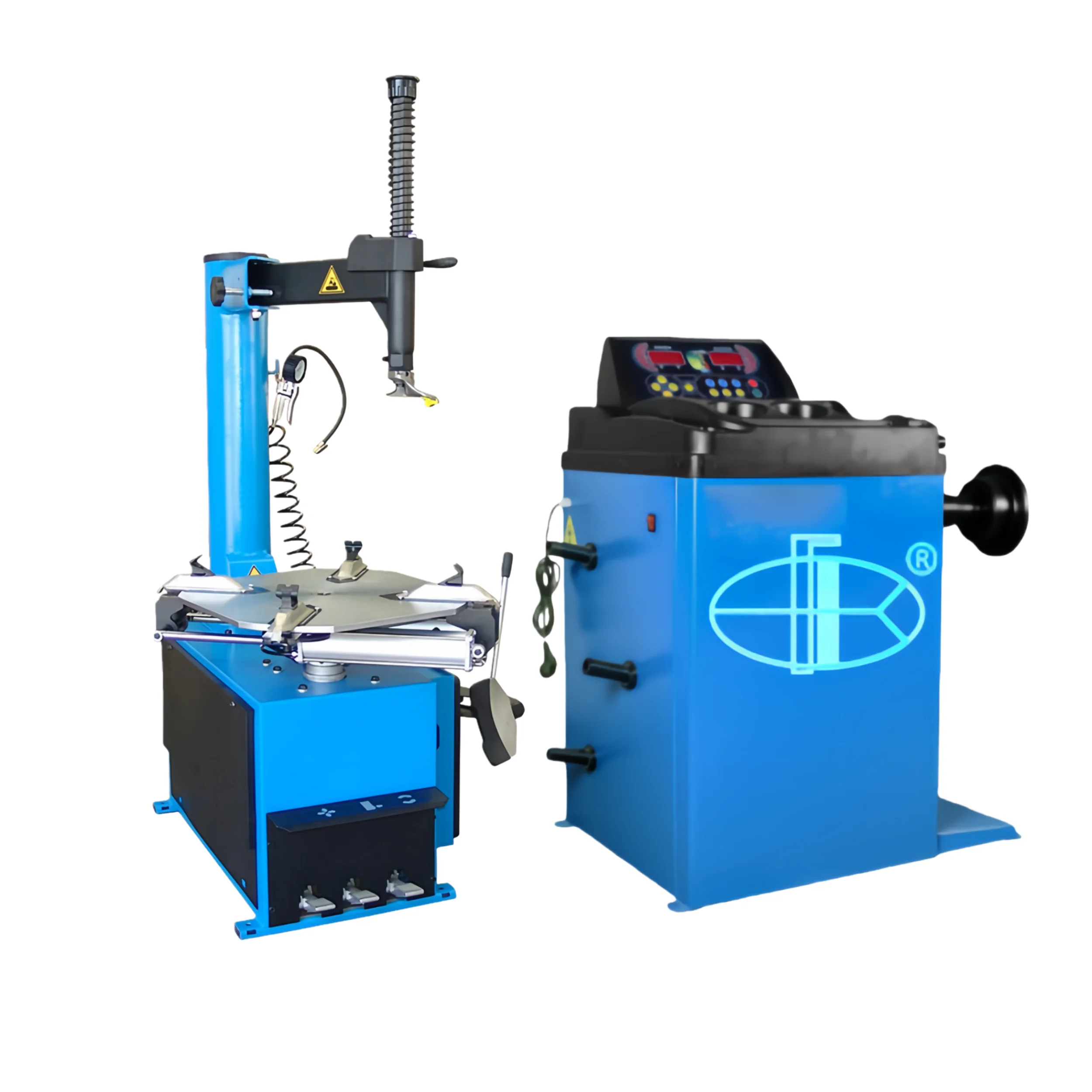 

Универсальный шиномонтажный станок и балансировочный стенд FB620 с поворотной консолью для колес 10-24 дюйма, максимальный диаметр колес до 38 дюймов