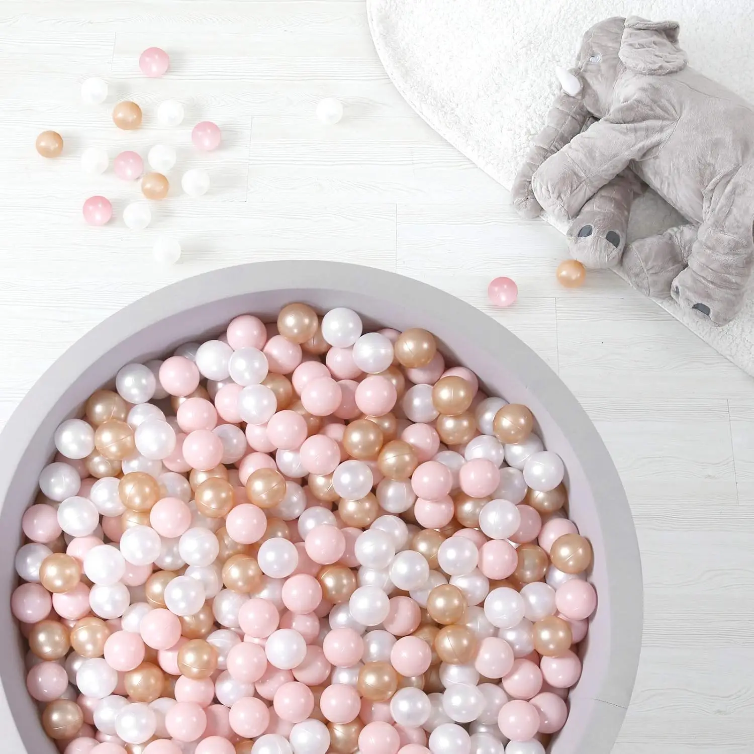 

Пластиковые шарики для бассейнов с шариками, 2,2 дюйма, упаковка 50-500 штук, идеально подходят для детских бассейнов и декора для вечеринок