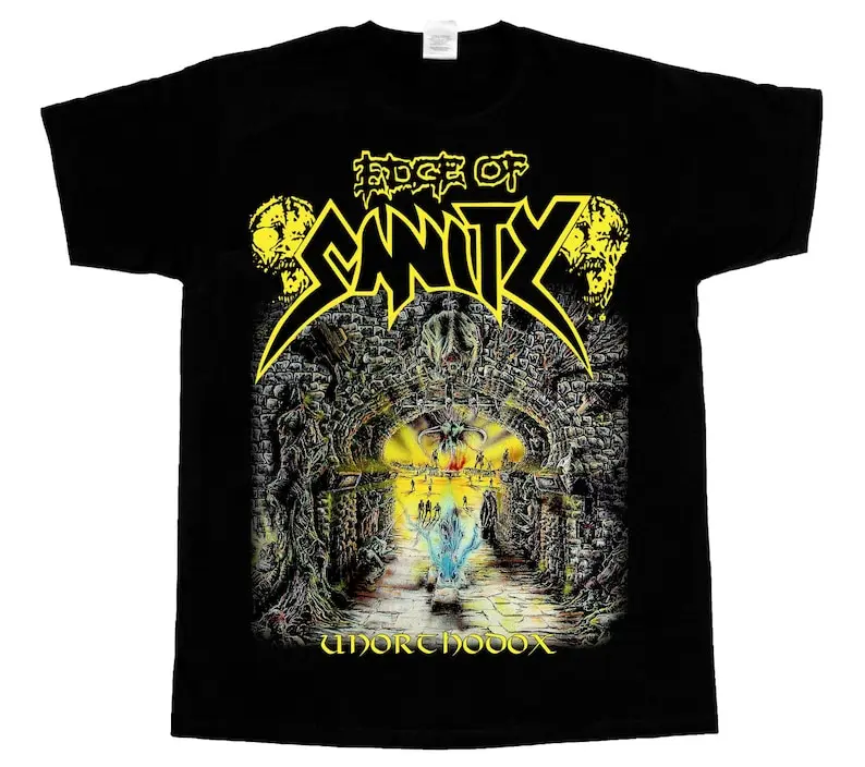 edge of sanity unorthodox\'92 death bloodbath new black short/long sleeve t-shirt