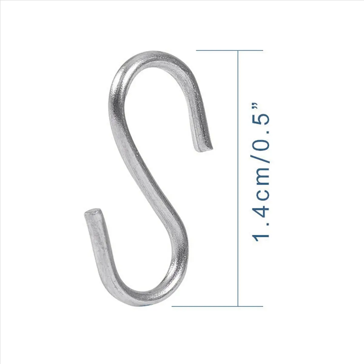 M09K 450 Pieces Mini S Hooks Connectors Metal S-Shaped Wire Hook Hangers for DIY Crafts, Hanging Jewelry, Key Chain and Tags