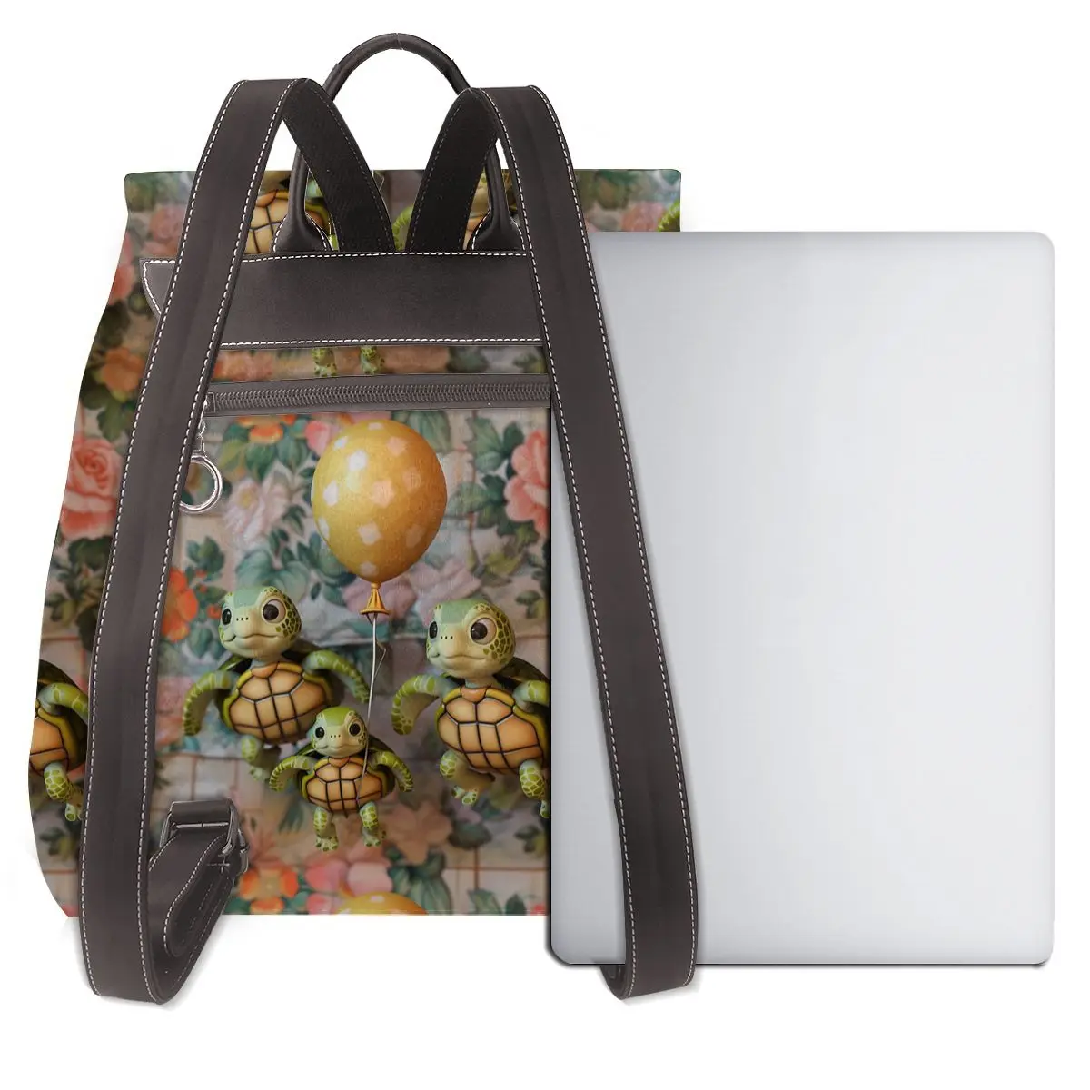 カメファミリーバルーン 3D パターン新しいホット女性のバックパックデザイナー高品質レザーシンプルなファッション大容量バックパック