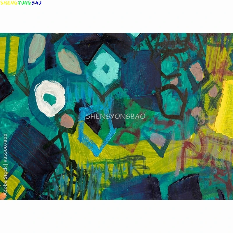 SHENGYONGBAO Graffiti Photography Backdrops Props Studio Props Vintage Brick Wall Street Photo Studio Background STO-01