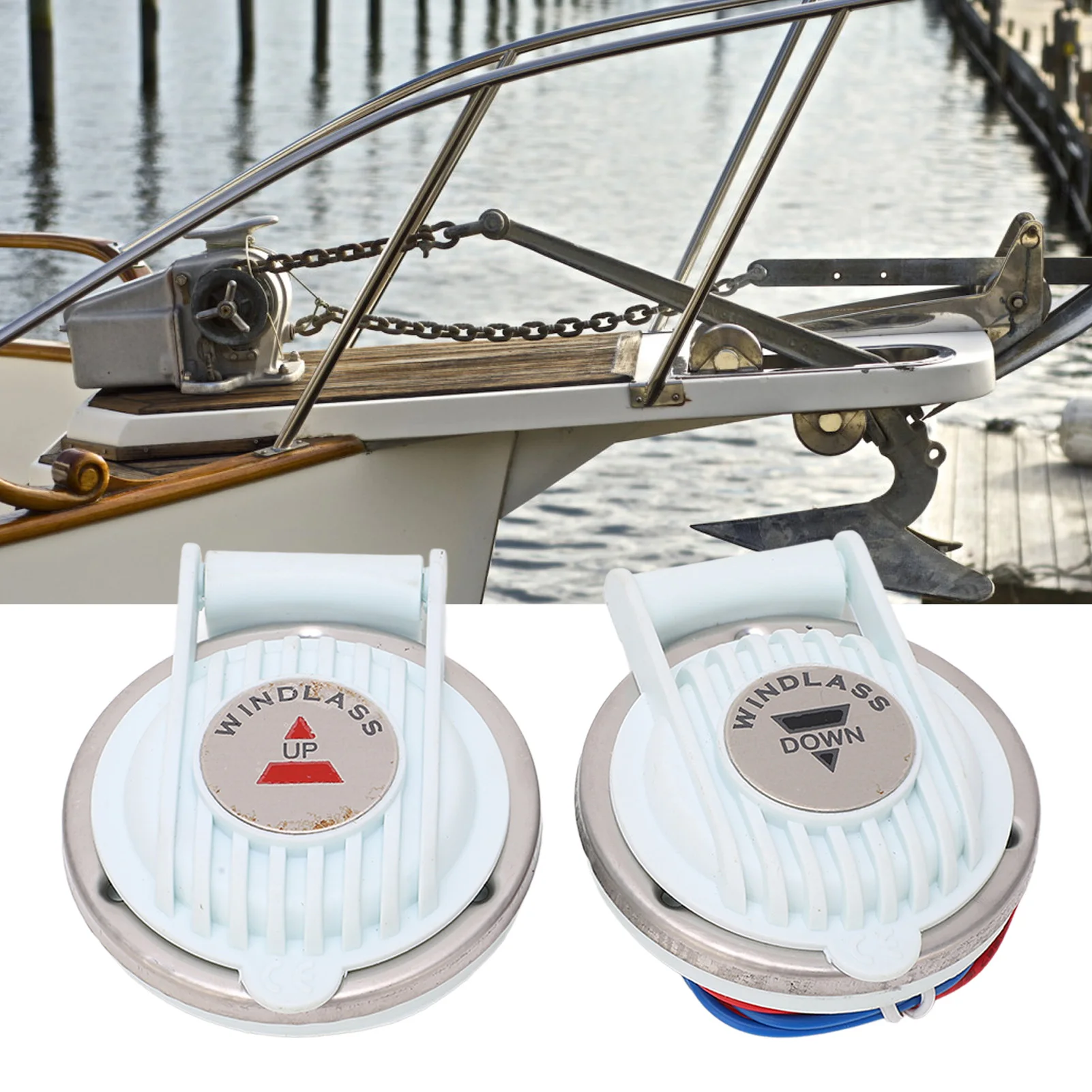 

Windlass Foot Switch Rust Proof Windlass Up and Down Foot Switches for Boat Boat Windlass Foot Switch Windlass Winch Switch