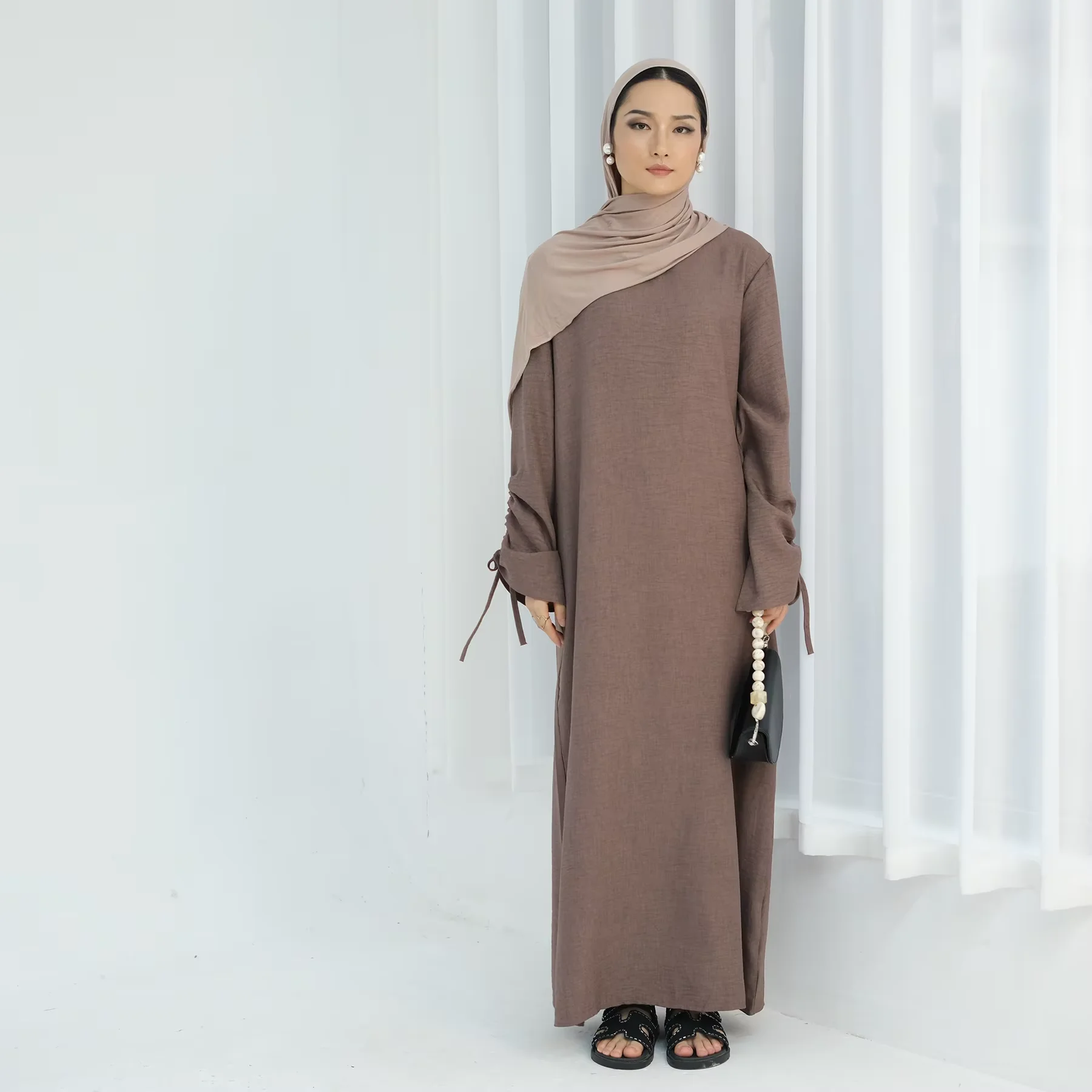 

Eid Muslim Women Abaya Morocco Party Dress Abayas Elegant Prayer Abayas Long Sleeve Robe Dress Ramadan Musulman Maxi Vestidos