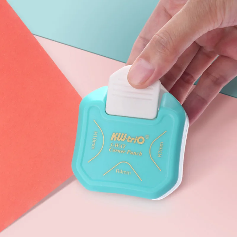 1pc 4mm 7mm 10mm Corner Rounder Mini Corner Trimmer Punch R4/R7/R10mm Round Corner DIY Paper Card Photo Planner Cutting Supplies