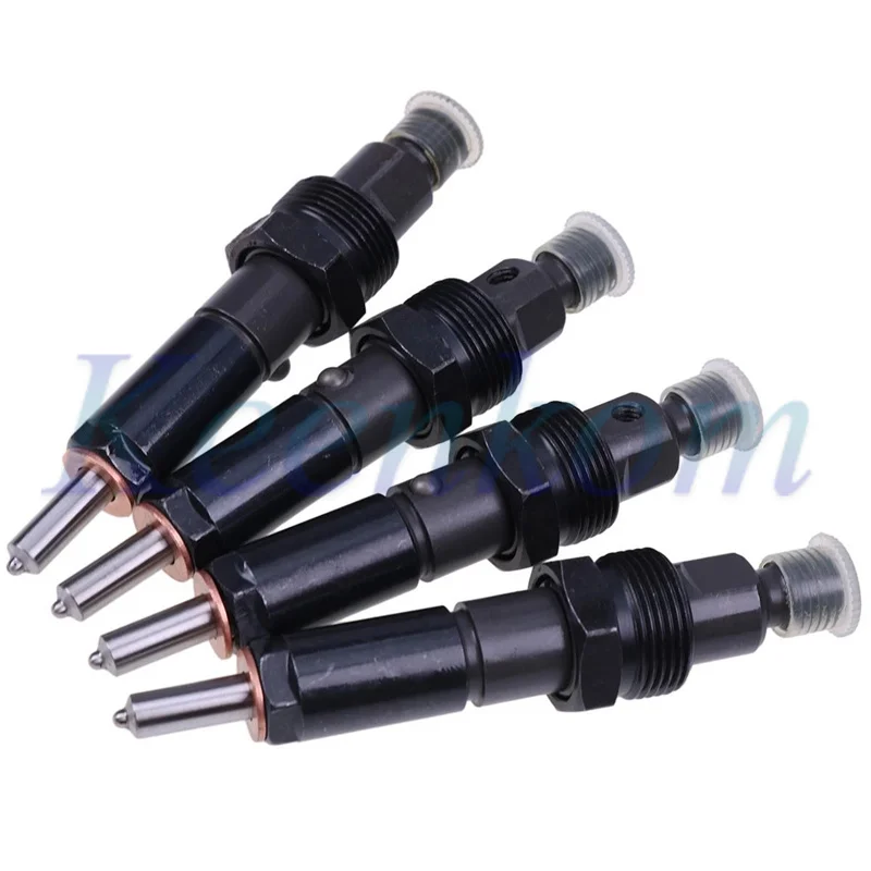 4Pcs New Diesel Engine Fuel Injector Set Thread 14MM for Cummins 6BT 4928990 Excavator Engine Replacement Engine Parts