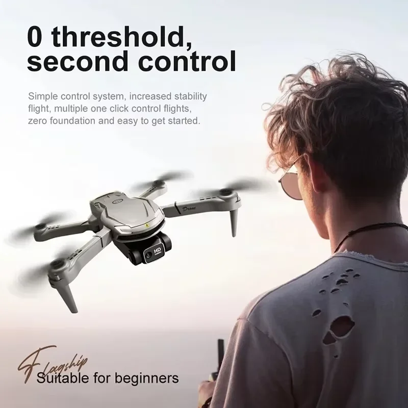 Xiaomi V88 Drone kamera ganda lipat, Drone Quadcopter UAV 10000M profesional HD Aerial fotografi 8K 5G GPS, pesawat kendali jarak jauh