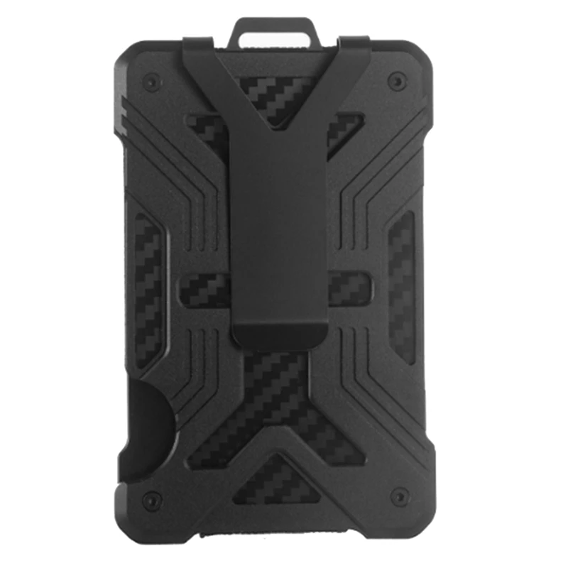 

A69F-держатель для карт, мужской ID, кошелек для кредитных карт, RFID-блокировка, алюминиевый держатель для визитных карточек, модный чехол для денег