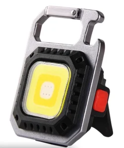 Mini LED Taschenlampe Tragbare Schlüsselbund Arbeit Licht Wiederaufladbare Outdoor Camping Licht Taschenschlüssel Schraubendreher Sicherheit Hammer Lampe