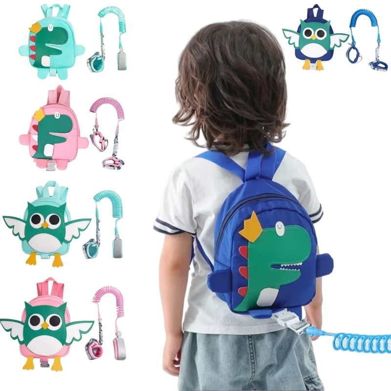 

Kids Harness Backpacks with Anti Lost Wrist Link Anti-walking Lost Shoulder Backpack For Kids Girl Boy Bag School Preschool Bags
