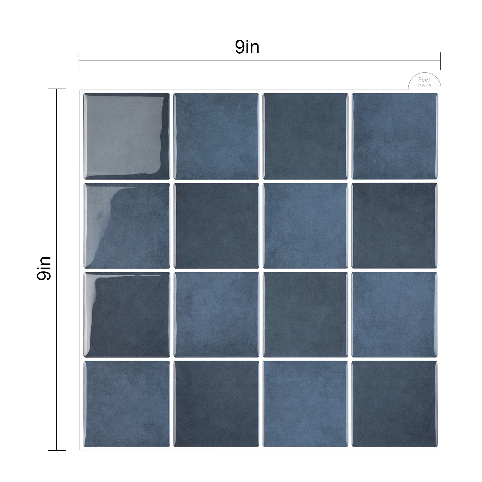 5/10 Sheets  Modern Mosaic Peel and Stick Backsplash Tiles - DIY Kitchen & Bathroom Wall Tiles