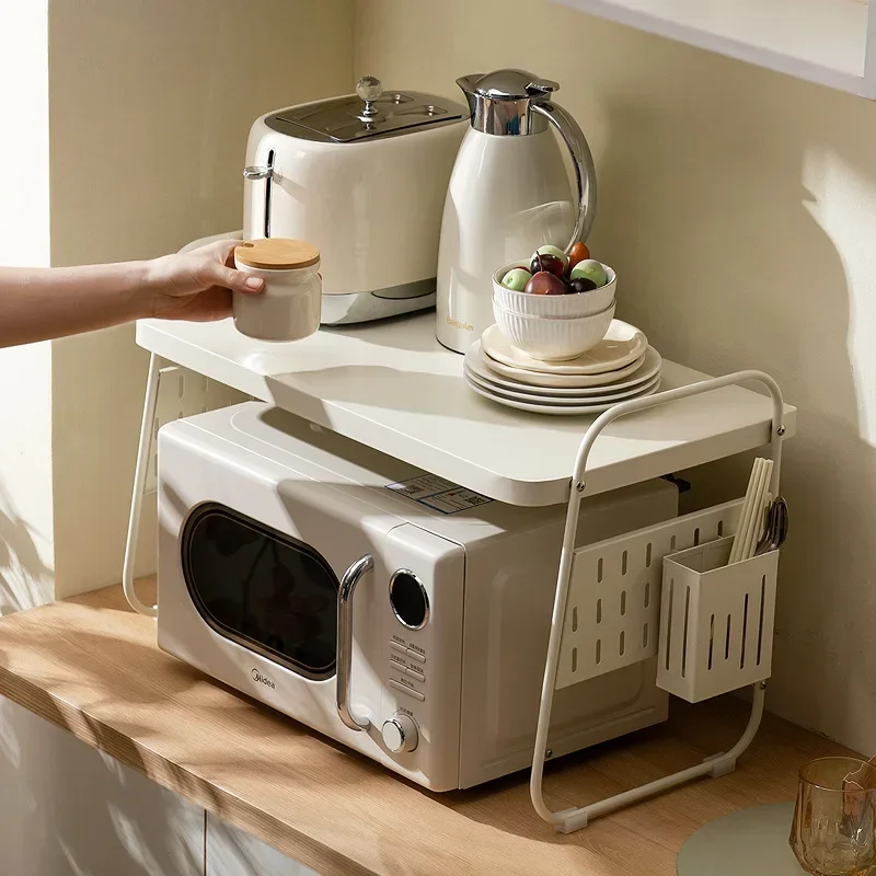 Microwave oven rack Kitchen oven rack Countertop Multifunctional hole plate Household rice cooker Pot Electrical bracket Durable