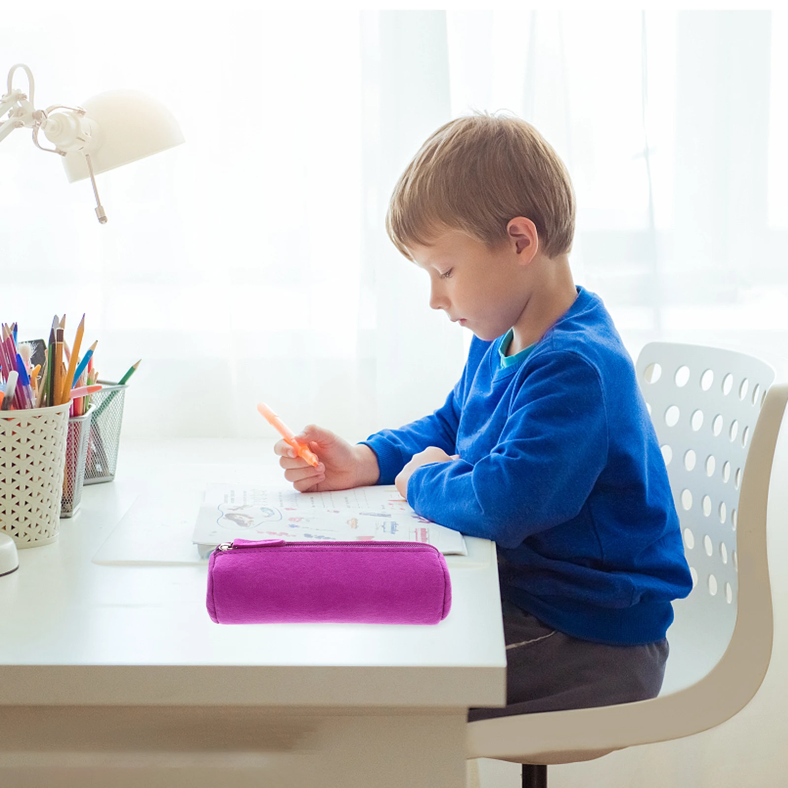 Pencil Bag Multi-functional Case Cute Cartoon Pouch Special Felt Multifunctional Student Small