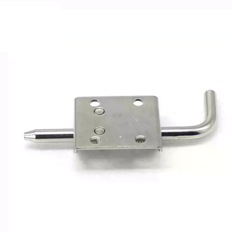 2 Pcs Heavy Duty Spring Door Bolt Stainless Steel Iron Galvanizing Durable Security Catch for Home Office Entrances