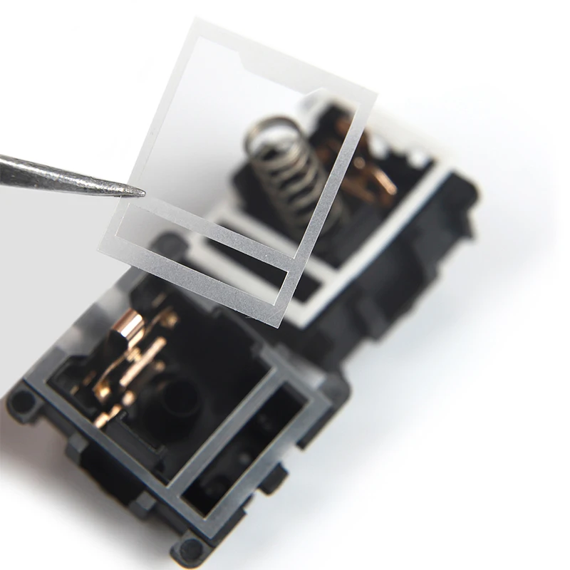 120Pcs/set Clear White Switch Film HTV PC For Cherry Keyboard Shaft Mechanical Keyboard Inter Axle Shaft Film