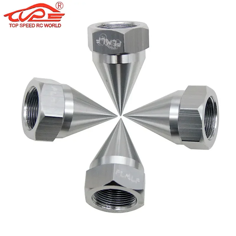 1/5 HPI ROFUN BAHA ROVAN KM BAJA 5B 5T 5SC 버기 트럭 RC 자동차 부품용 업그레이드 CNC 금속 어댑터, 24mm 프론트 리어 휠 허브 너트