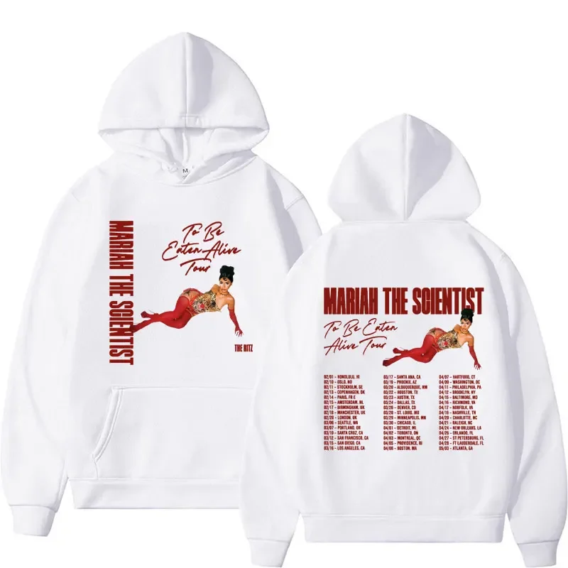 

Mariah The Scientist Hoodie- To Be Eaten Alive Tour 2024 Concert Hooded Men Women's Hip Hop Punk Oversized Sweatshirt Streetwear