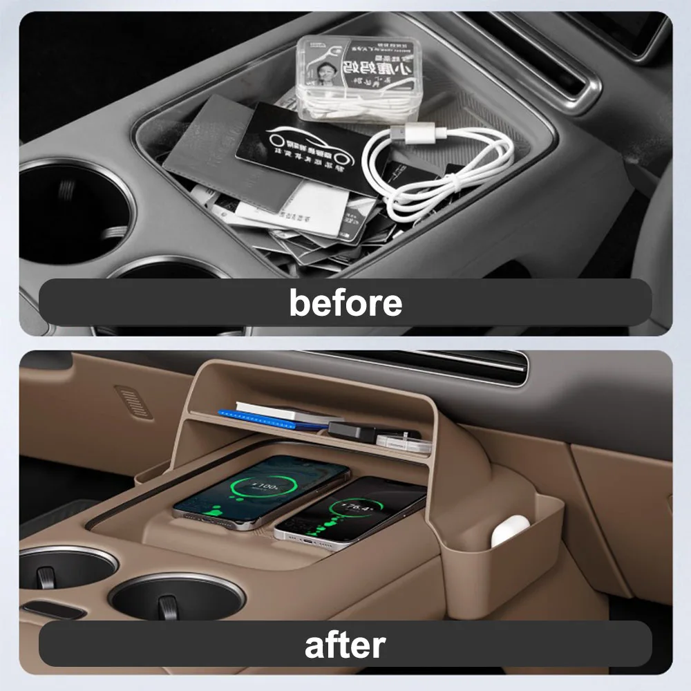 For Li Lixiang i6 i8 2025 2026 Storage Box Below The Central Control Screen Interior Supplies Multi Functional Storage Box