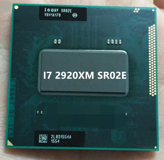 

Original i7-2920XM i7 2920XM SR02E 2.5 GHz Quad-Core Eight-Thread CPU Processor 8M 55W Socket G2 / rPGA988B