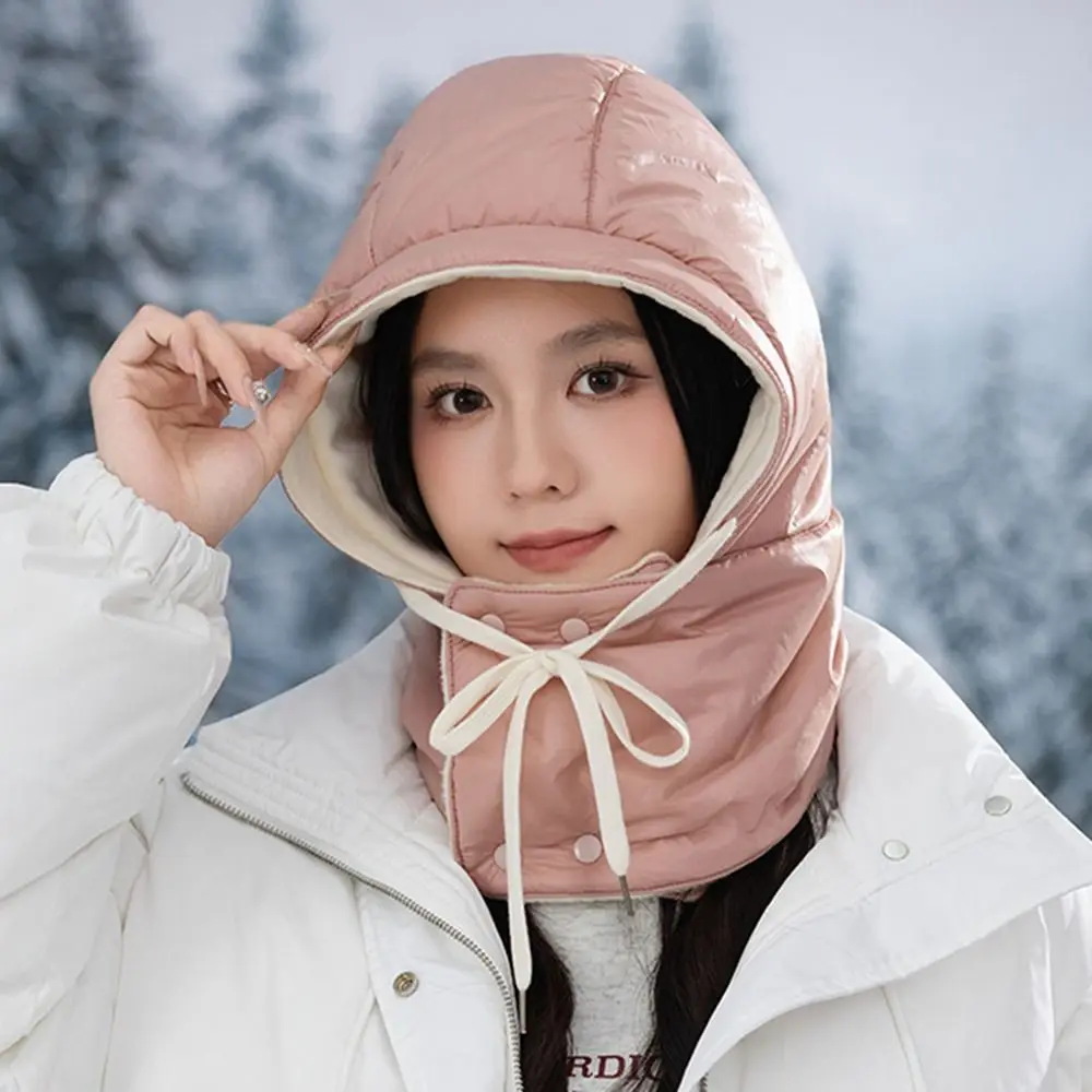 قبعة شتوية دافئة كاجوال مقاومة للرياح لتدفئة الرقبة قبعة بيني تحافظ على الدفء سميكة لحماية الأذن في الهواء الطلق #2
