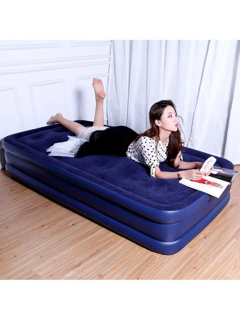 thickened-outdoor-inflatable-mattress-double-size-recliner-air-bed-foldable-air-pump-included-home-leisure-furniture